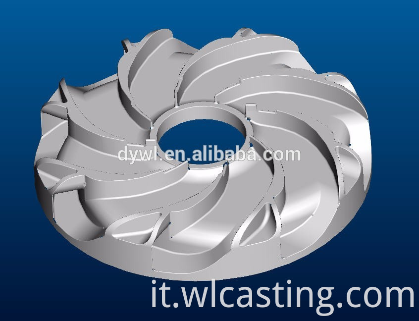 investment casting cnc machining pump impeller mold mould